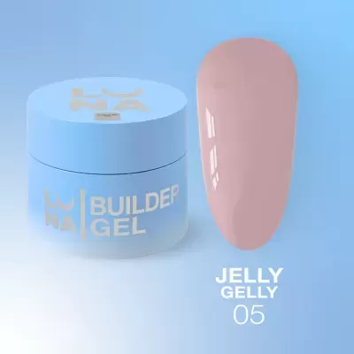 Jelly Gelly Nº5 – Gel de Construção Dusty Pink – 15 ml LUNAmoon