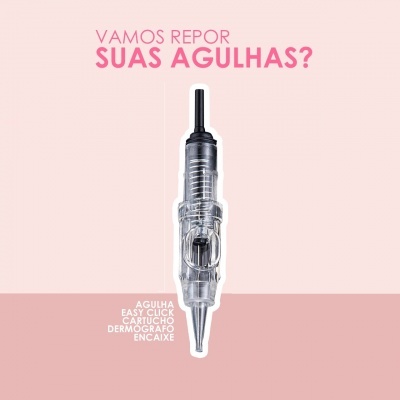 Agulha Easy Click Cartucho Dermógrafo Encaixe