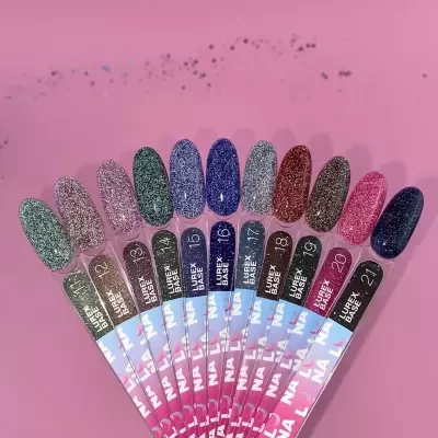 Lurex Base Nº13 – Base Camuflagem Refletiva Roxa Glitter – 13 ml LUNAmoon