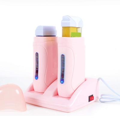 🌸 Aquecedor Roll On Duplo de Cera Depilatória em Cartuchos