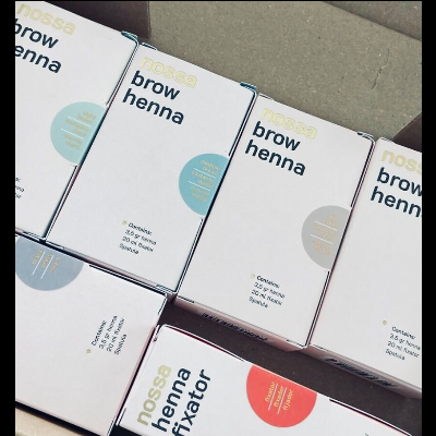 Henna + Fixador NOSSA para Sobrancelhas - Preto