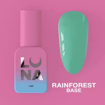 Rainforest Base – Base Color Verde Menta – 13 ml LUNAmoon