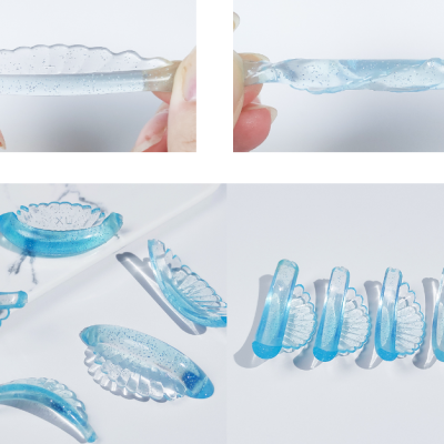 Moldes Shell Jelly Sereia - Lash Lifting 5 Pares