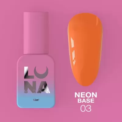 Neon Base №3 – Laranja Néon – 13 ml LUNAmoon