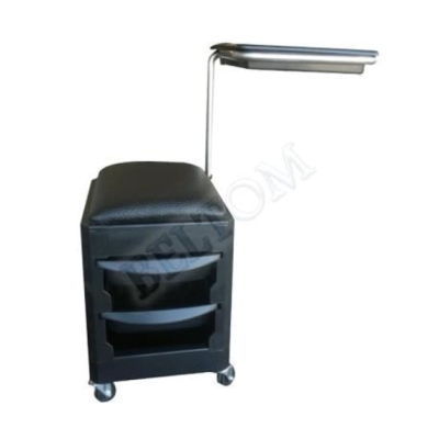 Carrinho/Banco Manicure Pedicure Gavetas Prateleiras Estação de Cabelereiro