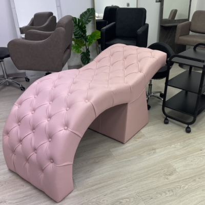 Marquesa Pestanas Ergonómica Estofada Capitoné Rosa