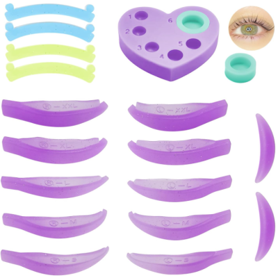 Kit 5 Pares Moldes + Paleta + 2 Pares Fitas - Lash Lifting