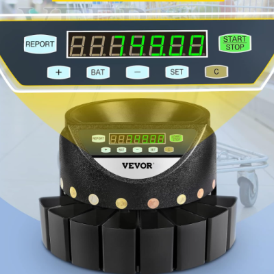 Contador de Moedas Euro Profissional 300 Moedas por Minuto