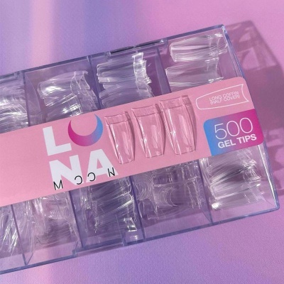 Coffin Long Tips – Bailarina Encaixe Baixo 500 pcs – LUNAmoon