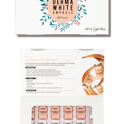 Kit BB Glow 10 Ampolas Stayve - N.1-2 Light Rose