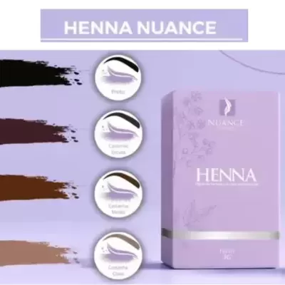 Henna para Sobrancelhas Nuance - 3g Castanho Claro