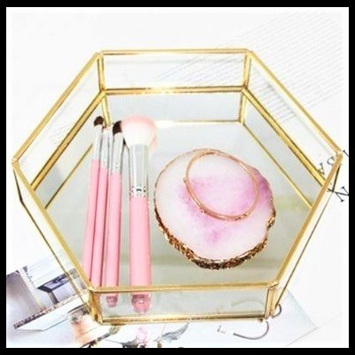 Tabuleiro Espelhado Dourado Paris