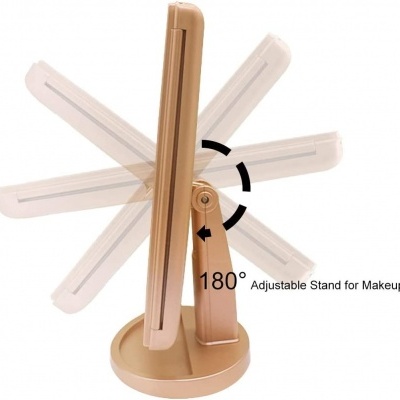 🌸 Espelho com Luzes Led Tríptico com Aumento