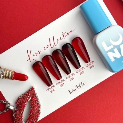 Verniz Gel💋 Kiss Collection – Translúcidos/Vitral – 13 ml LUNAmoon