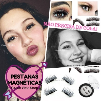 Pestanas Magnéticas - Não precisa de Cola