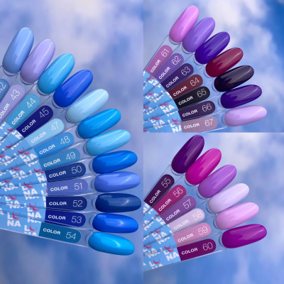 Verniz Gel – Gel Polish – Tons Azuis e Lilás – 13 ml LUNAmoon