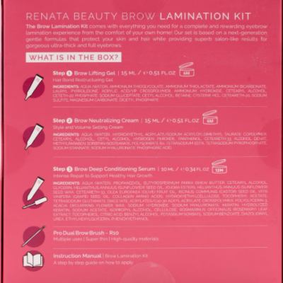 Kit Laminação de Sobrancelhas RB RENATA BEAUTY - Entrega Imediata 🟢
