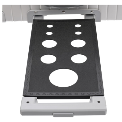 Mala Trolley Camarim Profissional com Luzes LED - Cor Prata