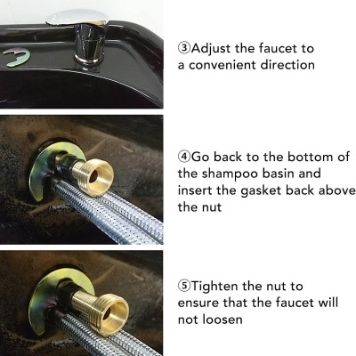 Torneira com Mangueira Dupla Quente ou Frio para Lavatório