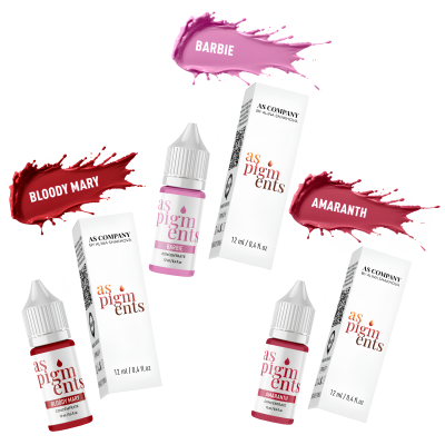 Pigmentos Concentrados para Lábios 12ml – AS Company