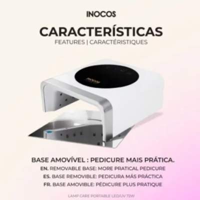 Inocos Catalizador LED UV Lamp Care Portátil 72W