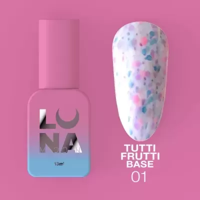 Tutti Frutti Base Nº1 – Branco Leitoso Confetti – 13 ml LUNAmoon