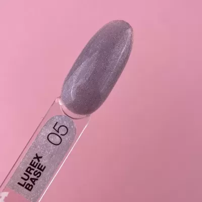 Lurex Base Nº5 – Base Camuflagem Lilás-Rosa Glitter – 13 ml LUNAmoon