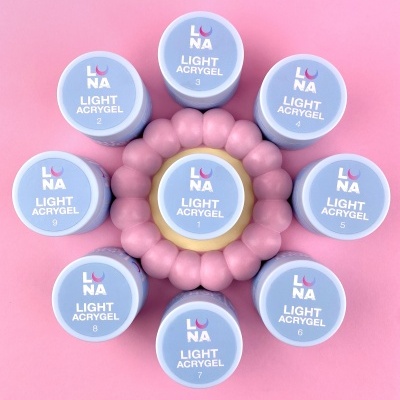 Light Acrygel Nº4 – Rosa Pálido Leitoso – 50 ml LUNAmoon