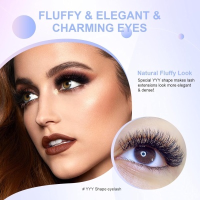 Pestanas Nagaraku 6D YYY 0.07mm C - 8mm ou 10mm