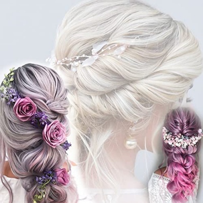 Cabeça de Manequim Red para Treino Cabelo Sintético