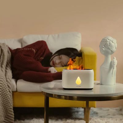 Difusor para Aromaterapia Óleos Essenciais Efeito de Chama