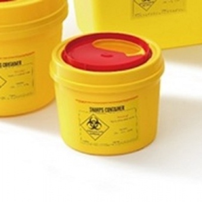 Contentor Lixo P/ Agulhas Usadas 1L Redondo