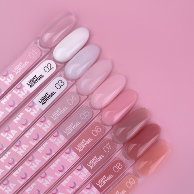 Light Acrygel Nº4 – Rosa Pálido Leitoso – 50 ml LUNAmoon