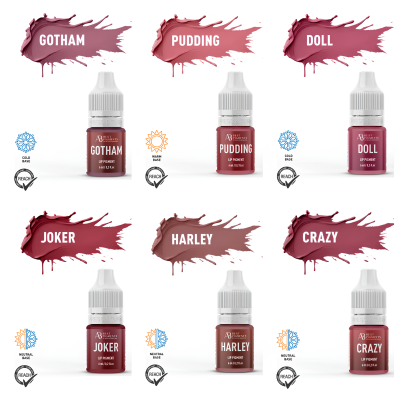 Pigmentos Híbridos Harley Quinn Lábios 6ml – AS Company