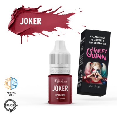 Pigmentos Híbridos Harley Quinn Lábios 6ml – AS Company