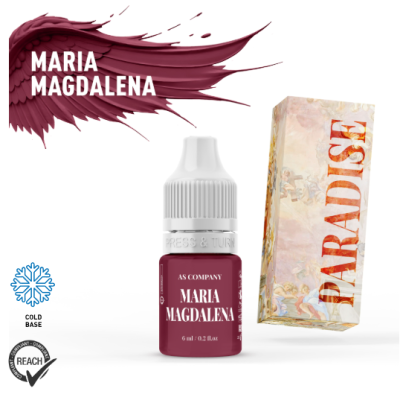 Frasco pequeno vinho e caixa ilustrada produto Maria Magdalena Paradise