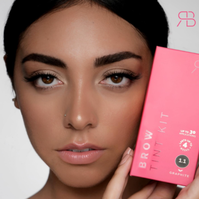 Kit de Tintura de Sobrancelha Cor Grafite RB RENATA BEAUTY - Entrega Imediata 🟢