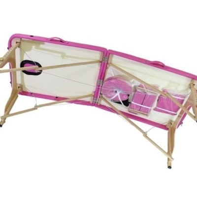 🌸 Marquesa Portátil Rosa Madeira 2 Corpos