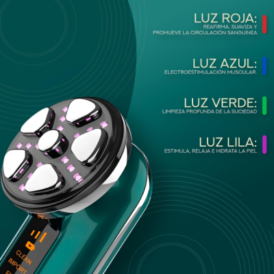 Aparelho Radiofrequência Massajador Facial 5 em 1 - 5ª Geração