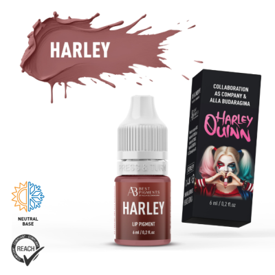 Pigmentos Híbridos Harley Quinn Lábios 6ml – AS Company