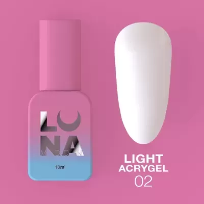 Light Acrygel Nº2 – Branco Leitoso – 13 ml LUNAmoon