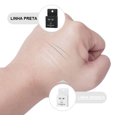 Linha de Marcação Branca P/ Sobrancelhas