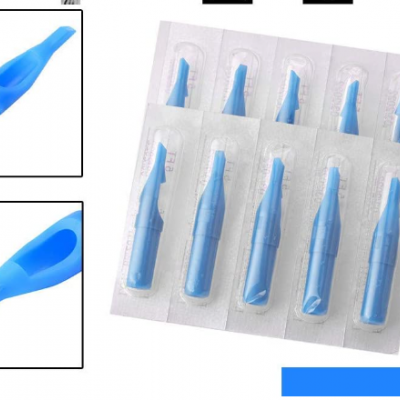 Kit Tattoo 100 Agulhas + 100 Ponteiras Tatuagem