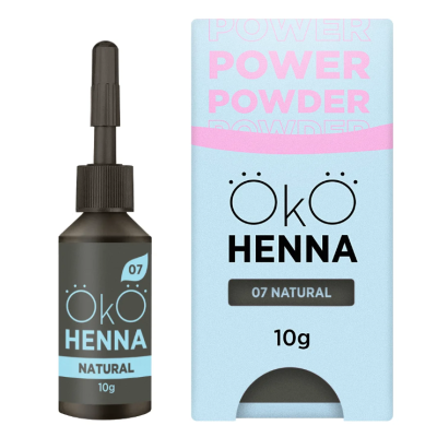 OKO Henna Power Powder Castanho Natural 10g