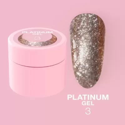 Platinum Gel Nº3 – Bronze com Glitter – 5 ml LUNAmoon