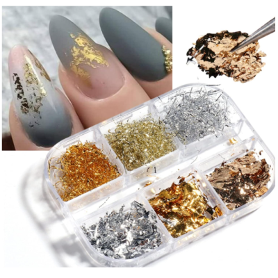 Nail Art Decorações, Fios de Ouro e Outros