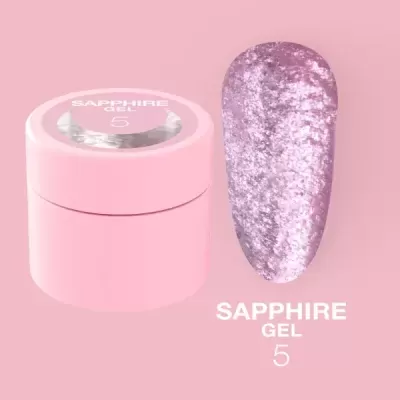 Sapphire Gel Nº5 – Rosa Claro Gelado – 5 ml LUNAmoon