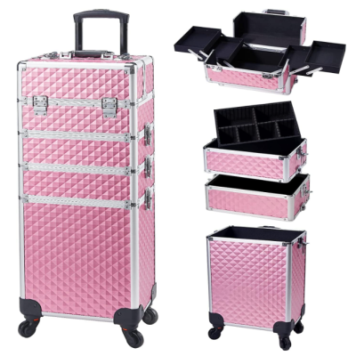 🌸 Mala Trolley Profissional Estética 4 em 1 Madrid
