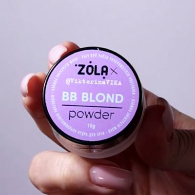 Pó Descolorante Roxo para Sobrancelhas BB Blond 10g - Zola