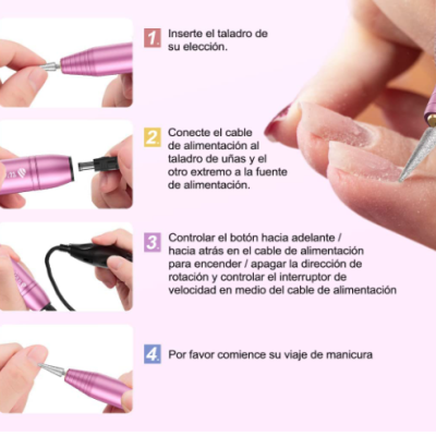 🌸 Broca Manicure Profissional 20.000 RPM